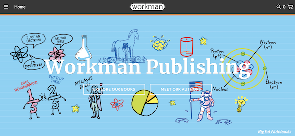 Workman Publishing website